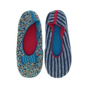 K. Bell Womens Lightweight Slipper Socks with Grip